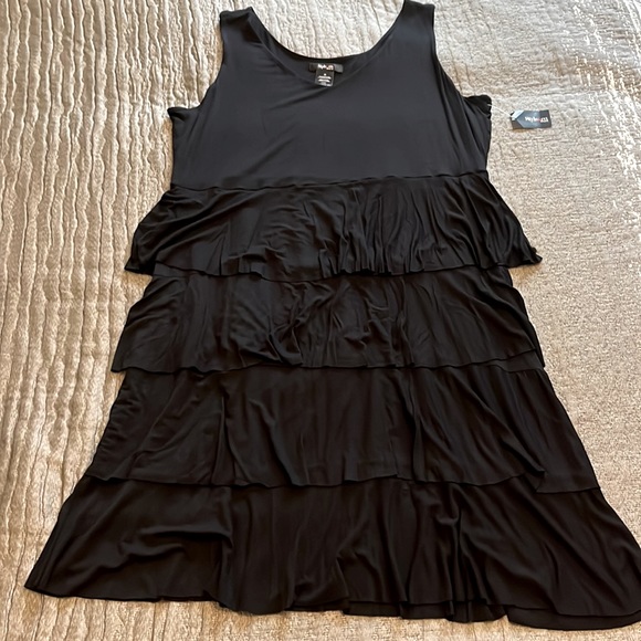 Indigo and Black Style and Co ruffled dresses - Picture 5 of 10